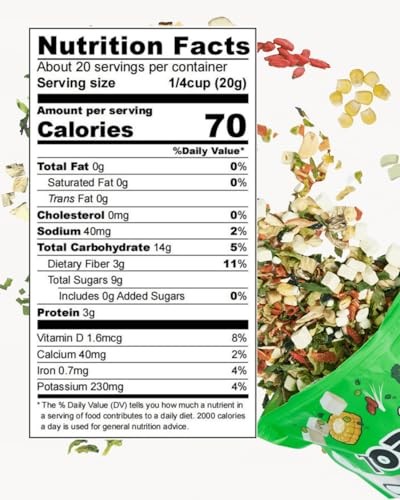 Dried Ramen Toppings Vegetable Mix 14oz, 12 Veggie Blend with Added Superfood Goji, Dehydrated Vegetables Flakes for Ramen Noodles, Gluten-Free, No MS
