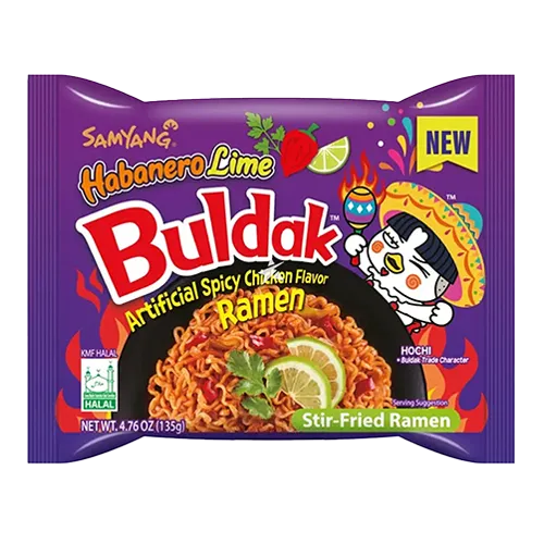 Buldak Habanero y Limón 135 gr