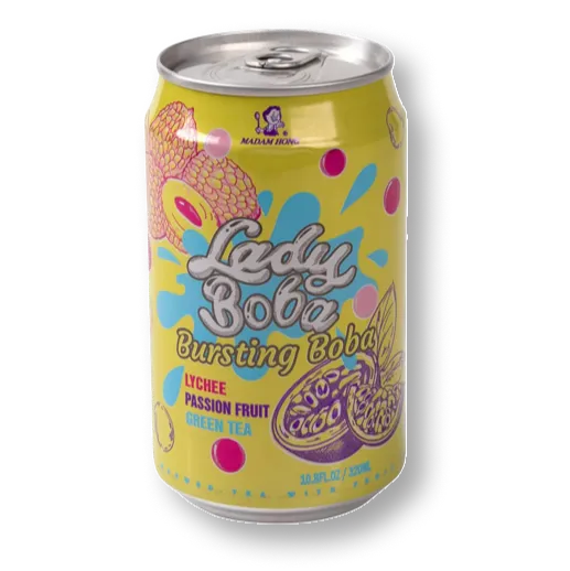 [4711115020239] Bursting Boba - Lichi y Maracuya 320 ml