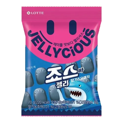 [8801062002542] Jellycious Tiburón 70 gr