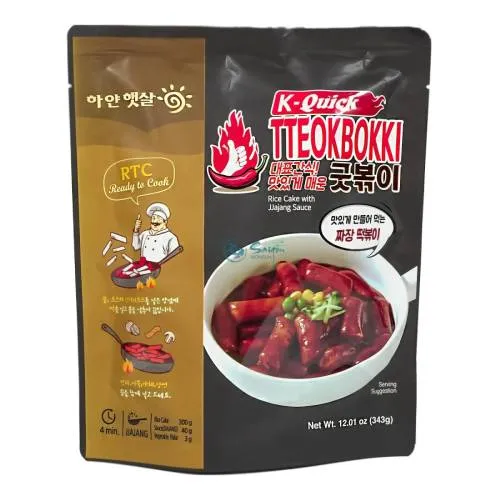 [8809803870016] K Quick Topokki Jjajang - 343 gr