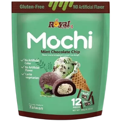 Royal Mochi - Menta con Chocolate - 12 pzas - 180 gr