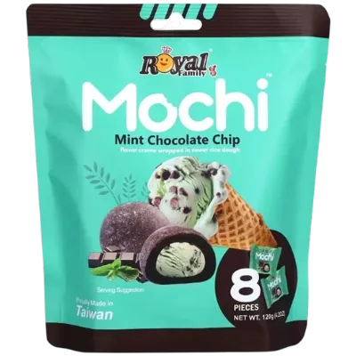 Royal Mochi - Menta con Chocolate - 8 pzas - 120 gr
