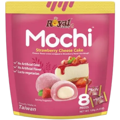 [4711931036735] Royal Mochi - Pie de Fresa - 8 pzas - 120 gr