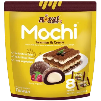 [4711931036728] Royal Mochi - Tiramisu & Cream - 8 pzs - 120 gr
