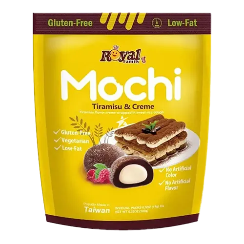 Royal Mochi - Tiramisu and Cream - 12 pzas - 180 gr