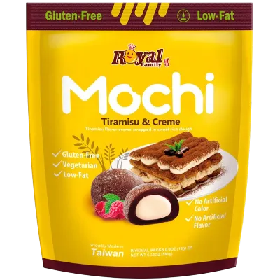 Royal Mochi - Tiramisu and Cream - 12 pzas - 180 gr
