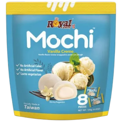 Royal Mochi - Vainilla - 8 pzas - 120 gr