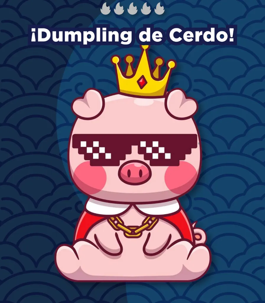Dumpling Artesanal Cerdo con Vegetales