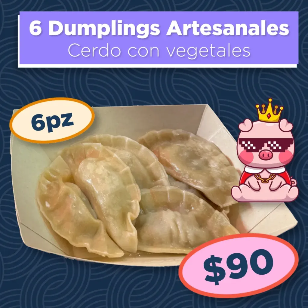 [3864400] 6 Dumplings de Cerdo