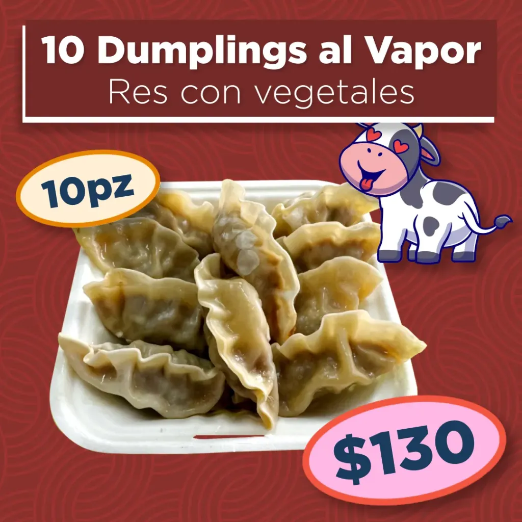 10 Dumplings de Res