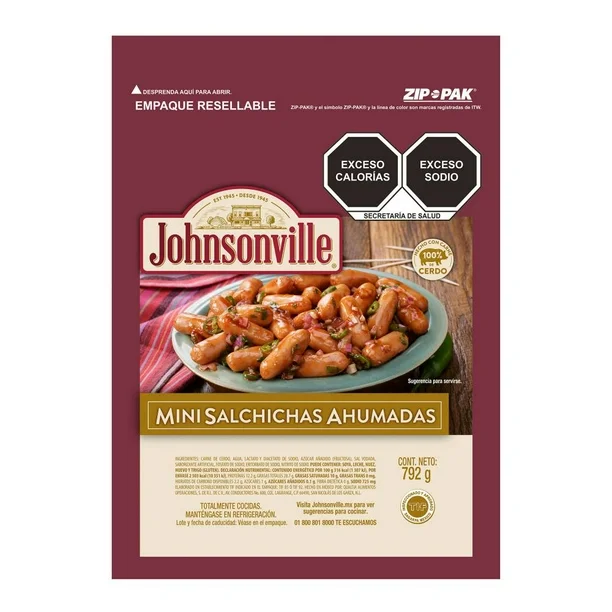 Mini Salchichas Ahumadas Jonsonville - 198 Gr