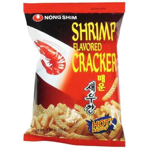 [031146215690] Nongshim - Shrimp Crackers Spicy - 75 gr