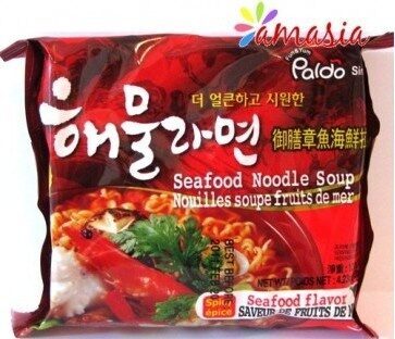 [648436100583] Paldo - Seafood Noodle Soup Ramen - 120 gr