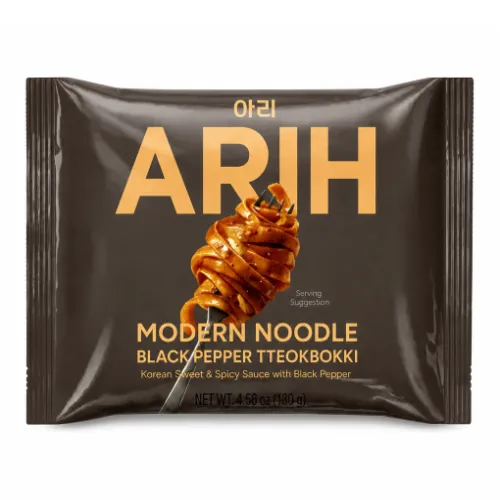Arih - Black Pepper Tteokboki - 136 gr