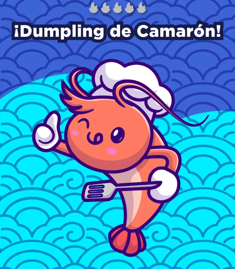 1 Dumpling de Camarón